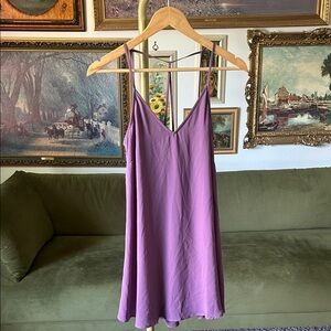 Lush Lavender Strappy Dress